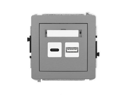 Dual USB charger mechanism USB C + USB A