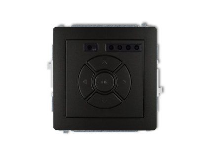 Electronic control roller shutter mechanism (central/additional button)