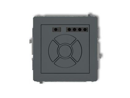 Electronic control roller shutter mechanism (central/additional button)