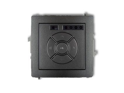Electronic control roller shutter mechanism (zone button function)