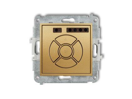 Electronic control roller shutter mechanism (zone button function)
