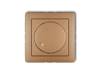 Electronic dimmer push - rotary mechanism