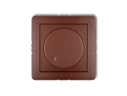 Electronic dimmer push - rotary mechanism
