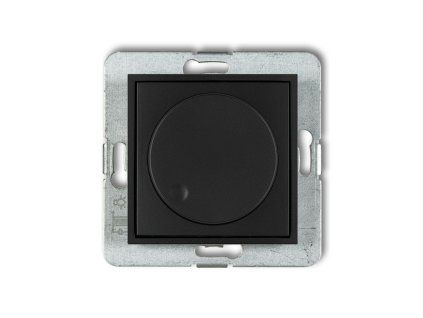 Electronic dimmer push - rotary mechanism