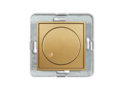 Electronic dimmer push - rotary mechanism