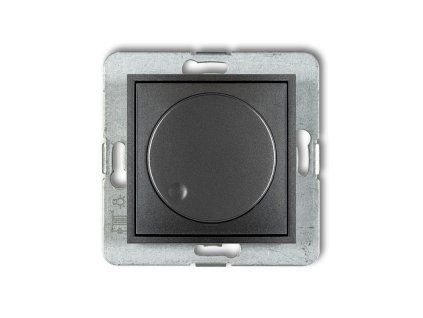 Electronic dimmer push - rotary mechanism