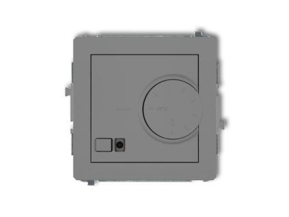 Electronic temperature controller mechanism with underfloor sensor
