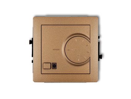 Electronic temperature controller mechanism with underfloor sensor