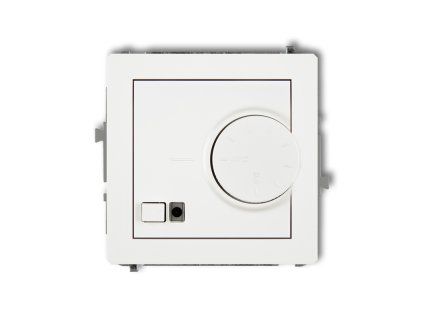 Electronic temperature controller mechanism with underfloor sensor