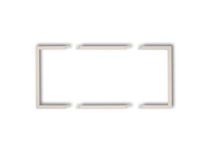 Fill to 2-gang universal frame