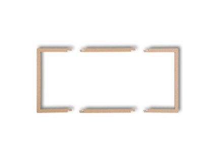 Fill to 2-gang universal frame
