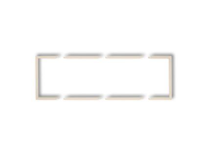 Fill to 3-gang universal frame