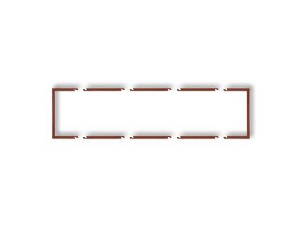 Fill to 4-gang universal frame