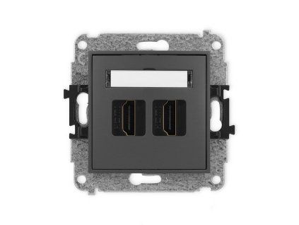HDMI 2.0 double socket mechanism