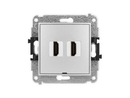 HDMI 2.0 double socket mechanism