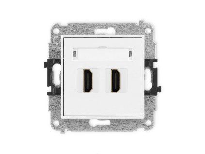 HDMI 2.0 double socket mechanism