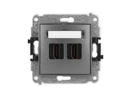 HDMI 2.0 double socket mechanism