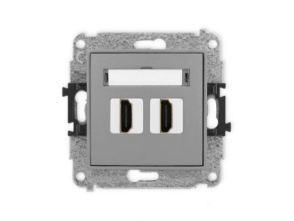 HDMI 2.0 double socket mechanism