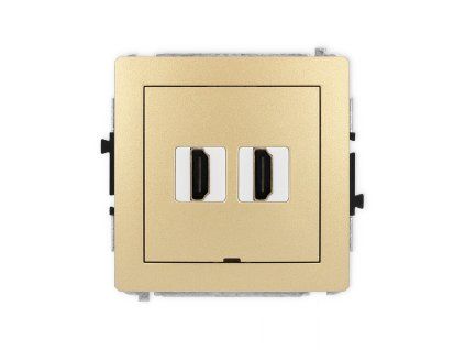 HDMI 2.0 double socket mechanism