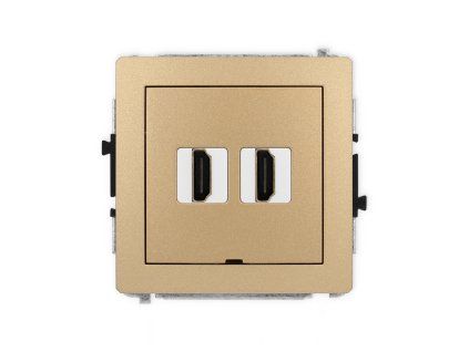 HDMI 2.0 double socket mechanism