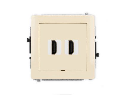HDMI 2.0 double socket mechanism