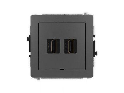 HDMI 2.0 double socket mechanism