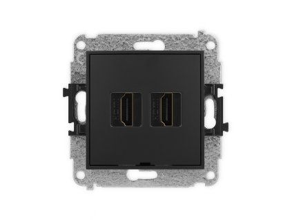 HDMI 2.0 double socket mechanism