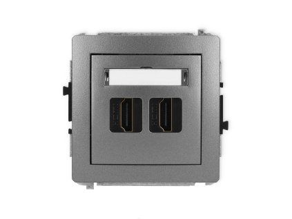 HDMI 2.0 double socket mechanism