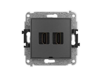 HDMI 2.0 double socket mechanism