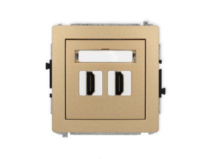 HDMI 2.0 double socket mechanism