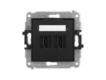 HDMI 2.0 double socket mechanism