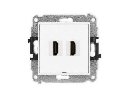 HDMI 2.0 double socket mechanism