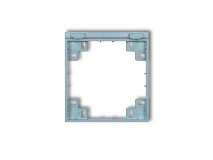Intermediate frame for splash proof socket with earth SCHUKO mechanism