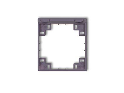 Intermediate frame for splash proof socket with earth SCHUKO mechanism