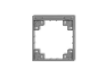 Intermediate frame for splash proof socket with earth SCHUKO mechanism