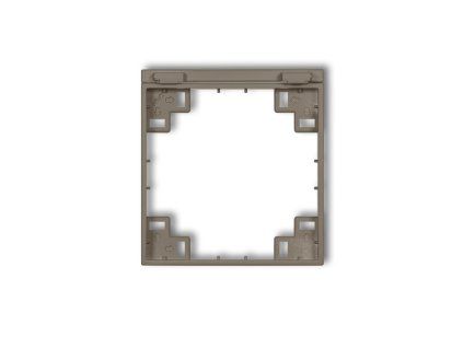 Intermediate frame for splash proof socket with earth SCHUKO mechanism