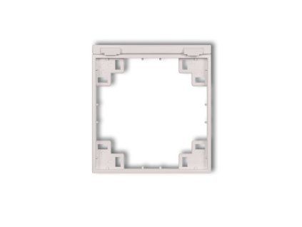 Intermediate frame for splash proof socket with earth SCHUKO mechanism