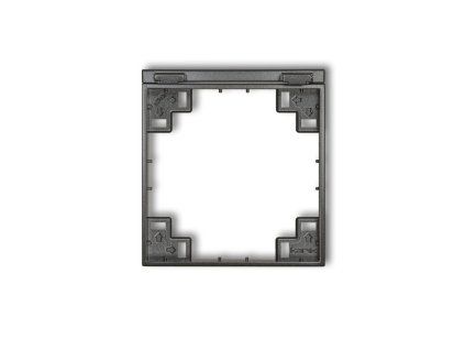 Intermediate frame for splash proof socket with earth SCHUKO mechanism