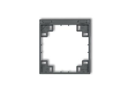 Intermediate frame for splash proof socket with earth SCHUKO mechanism
