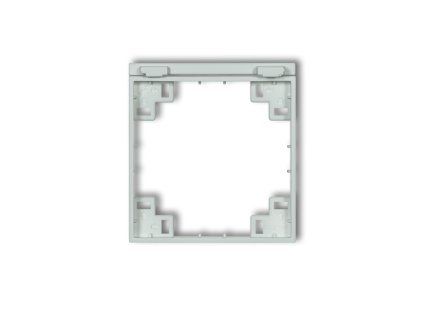 Intermediate frame for splash proof socket with earth SCHUKO mechanism