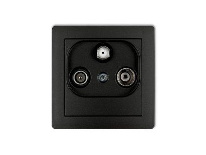 Radio/Tv/SAT final socket (two antenna inputs) mechanism