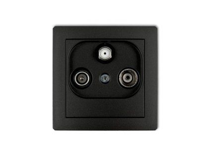 Radio/Tv/SAT multimedia socket (Internet) mechanism