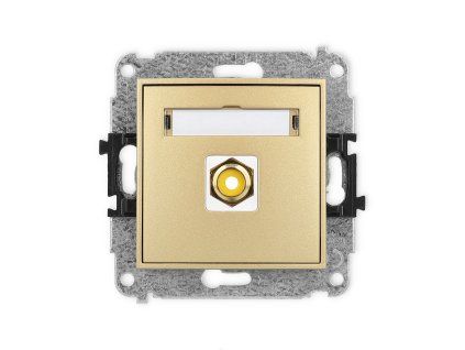 RCA single socket (cinch type-yellow