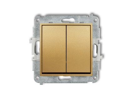 Roller blind push button switch mechanism (double push button without pictograms)