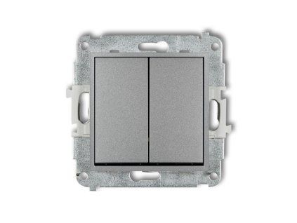 Roller blind push button switch mechanism (double push button without pictograms)
