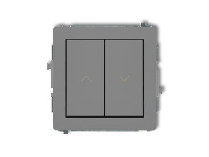 Roller blind switch mechanism with mechanical lock