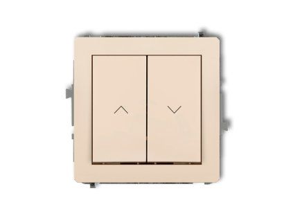 Roller blind switch mechanism with mechanical lock