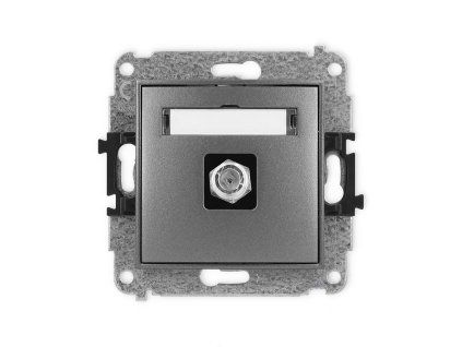 Single antenna F type socket (SAT) mechanism