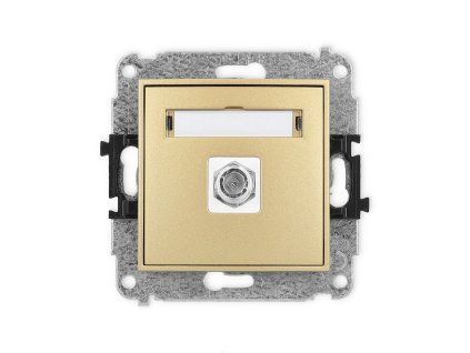 Single antenna F type socket (SAT) mechanism