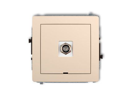Single antenna F type socket (SAT) mechanism